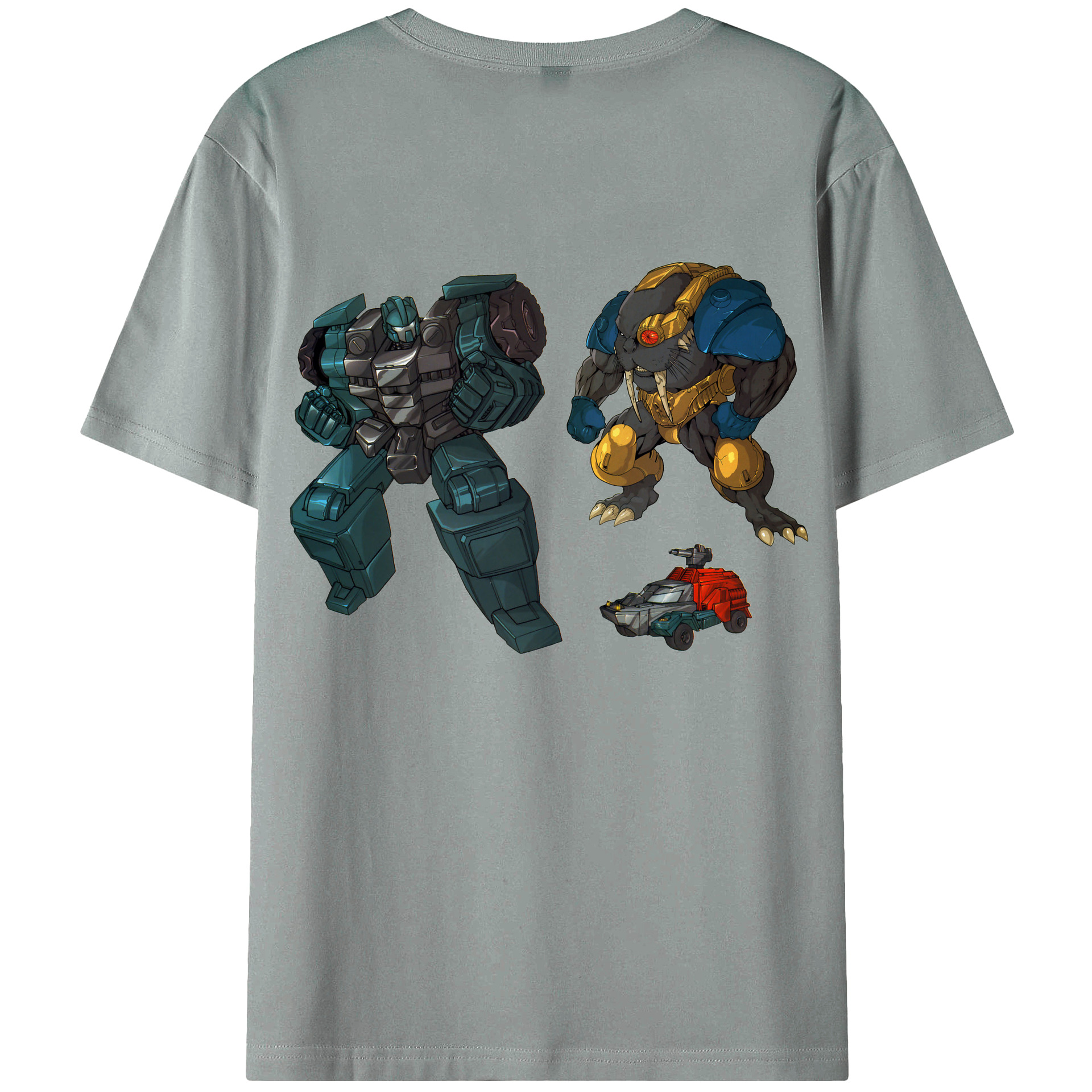 （画像用）  綿100％ メンズ半袖Tシャツ（バックプリント） 通気性